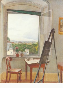 Alt Jakob; Blick aus dem Atelier des Künstlers