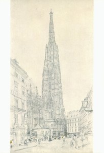 Alt Rudolph von; Cathedral St Stephan in Vienna