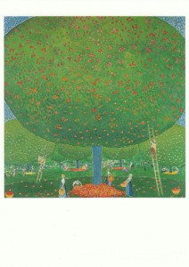 Amiet Cuno; Apfelernte