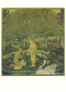 Amiet Cuno; Das Paradies , 1894/95