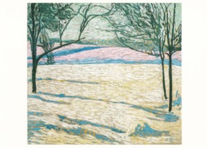 Amiet Cuno; Winterlandschaft , 1907