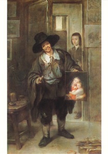 Antolinez José; Atelierszene