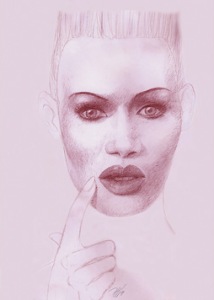 Attia Alexander; Portrait Grace Jones
