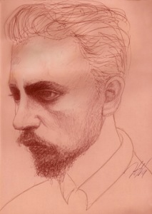 Attia Alexander; Portrait Rainer Maria Rilke