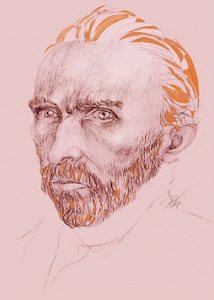 Attia Alexander; Portrait Vincent Willem van Gogh