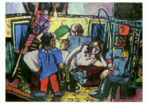 Beckmann Max; In the Artists' Wagon , 1940