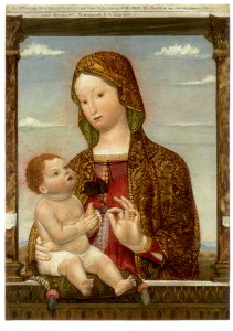 Benaglio Francesco; Madonna with Child , around 1465