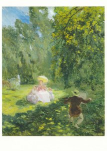 Besnard Paul-Albert; Meadow in the Parc of Calais , 1890