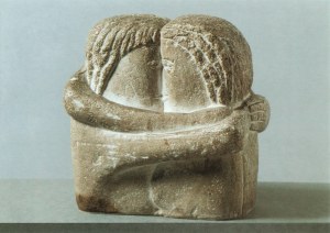 Brancusi Constantin; The Kiss , 1907