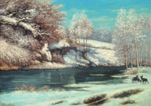 Courbet Gustave; Winterlandschaft , 1866