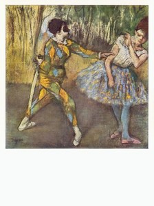 Degas Edgar; Harlekin und Columbine