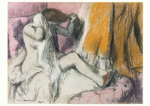 Degas Edgar; Nach dem Bade , 1890