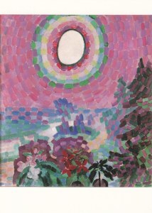 Delaunay Robert; Landschaft mit Sonnenscheibe , 1906/07