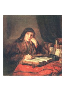Dyck Abraham van; Alte Frau mit Buch , 1655