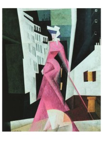 Feininger Lyonel; The Lady in Mauve , 1922