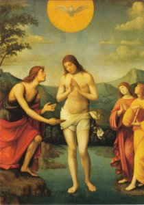 Francia Francesco; The Baptism of Christ , 1509