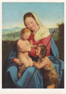 Führich Joseph von; The Virgin and Child with St.John