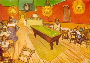 Gogh Vincent van - van Gogh; Cafe am Abend mit Billard