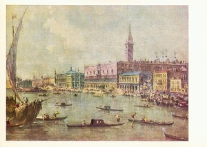 Guardi Francesco; Venedig mit Dogenpalast