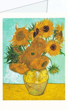 Gogh Vincent van - van Gogh; Vase mit Sonnenblumen , 1888