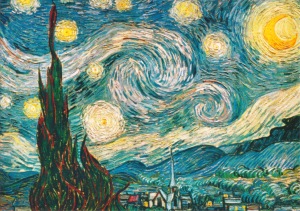 Gogh Vincent van - van Gogh; Sternennacht , 1889
