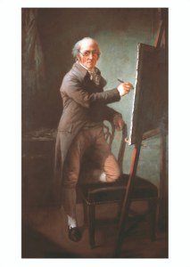 Graff Anton; Selbstbildnis vor der Staffelei , 1809