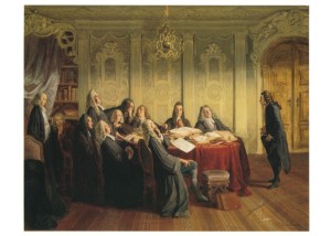 Hasenclever Johann Peter; Hieronymus Jobs im Examen , 1840