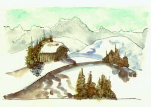 Hesse Hermann; Winter in St.Moritz , 1932