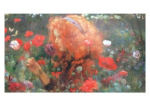 Hitz Dora; Mädchen im Mohnfeld, 1891