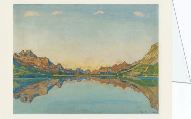 Hodler Ferdinand; Der Silvaplanersee im Herbst , 1907