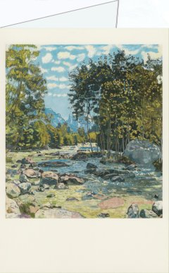Hodler Ferdinand; Die schwarze Lütschine , 1905