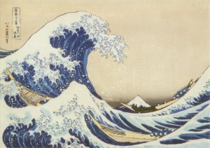 Hokusai Katsushika; Die Woge bei Kanagawa , ca. 1835