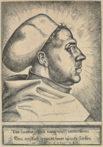Hopfer Daniel; Profilbildnis Martin Luthers , 1523