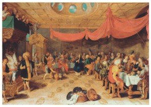 Hulsman Johann; Die Hochzeit zu Kana , ca. 1620