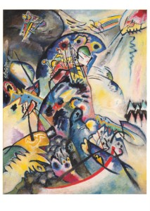 Kandinsky Wassily; Der blaue Bogen (Kamm) , 1917