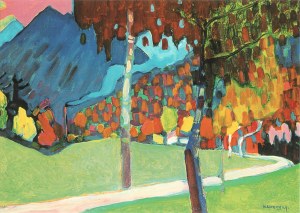 Kandinsky Wassily; Herbststudie bei Oberau , 1908