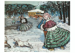 Kandinsky Wassily; Winter (Eislauf) , 1906