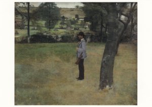 Khnopff Fernand; Der Jagdaufseher , 1883