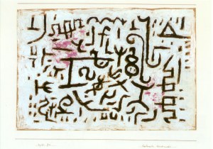 Klee Paul; Befleckte Urkunde , 1938
