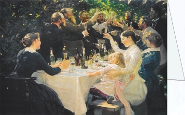 Krøyer Peter Severin; Hip Hip Hurrah ! - Künstlerfest in Skagen , 1888