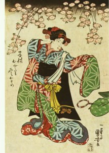 Kuniyoshi Utagawa; Kodomi odori - Tanzendes Kind , um 1839