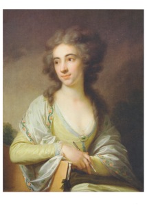 Lampi d.Ä. Giovanni Battista; Bildnis einer Dame als Malerin , 1790/95