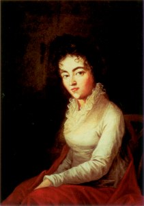 Mozarts Frau Constanze, geb. Weber , 1782 von Lange Joseph