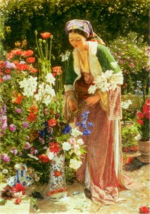 Lewis John Frederick; Im Garten des Beis , 1865