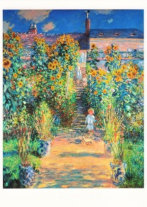 Der Garten des Künstlers in Vétheuil , 1881 von Claude Kunst