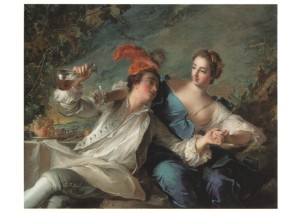 Nattier Jean Marc; The Lovers , 1744