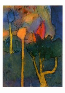 "Der große Gärtner" , 1938/45 von Nolde Emil Kunst Postkarte und Museum