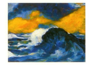 Nolde Emil; "Hohe Sturzwelle" , 1948