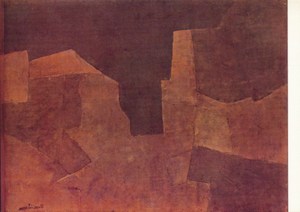 Poliakoff Serge; Abstract Composition, Maroon
