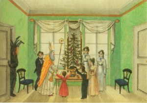 Paumgarten Franz Xaver Frh. von; Christmas Scene , 1820